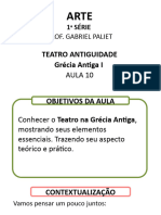 Arte - 1 Série - Aula 10 - Grécia Antiga - Teatro - Parte I