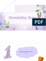 Divisibility Rules