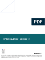 Hp16 Séquence 1 Séance 12: Course Contents