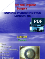Cataract and Implant Surgery: Dominic Mchugh MD Frcs London, Uk