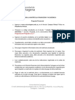 Pasosy Documentosparala Matricula Financieray Academica PREPRES