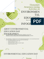 Elementary Awareness Raising Activities On Environmental Education Day Infographics