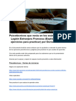 Psicotécnicos Que Verás en Los Exámenes de La Legión Extranjera Francesa (Explicaciones y Ejercicios para Practicar) PDF