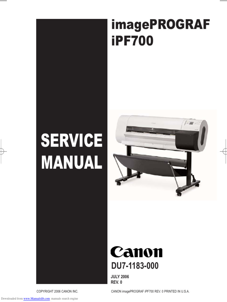 canon imagepress c700 service manual