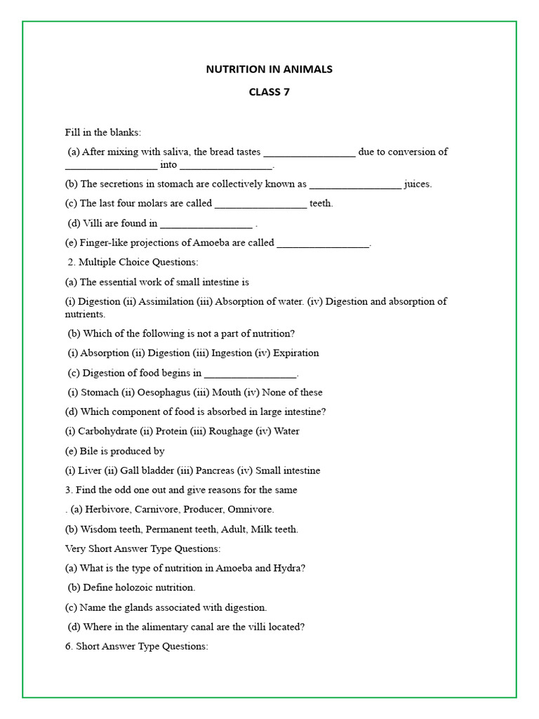 ANIMAL NUTRITION GRADE 11 QUESTIONS AND ANSWERS PDF TERM 4 visual data 3
