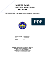 Modul Ajar Kurikulum Merdeka Kelas Iv: Mata Pelajaran: Ilmu Pengetahuan Alam Dan Sosial (Ipas)