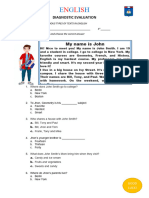 Diagnostic Evaluation 4°