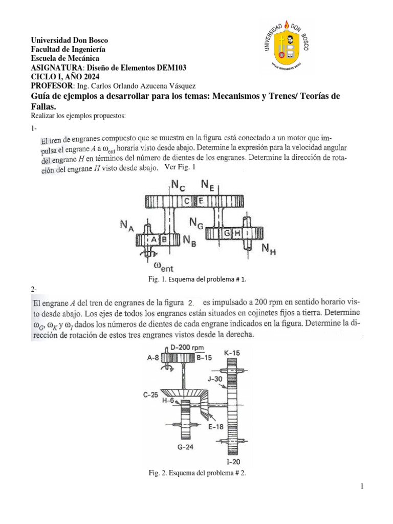 Guia de Trabajo - Mecanismos - Fatiga | PDF | Engranaje | Laminado ...