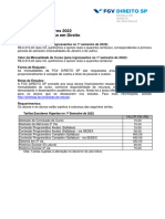 Condicoes de Oferta Do Curso - Encargos Financeiros 2022 - Graduacao