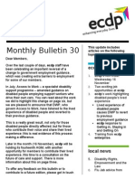 Ecdp Email Bulletin 30
