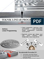 13, Teknik Linear Programming