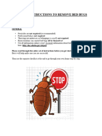 Bed Bug Instructions
