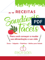 E-Book Receitas Saudáveis e Fáceis