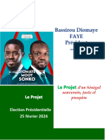 Programme Du Candidat Bassirou DIOMAYE FAYE