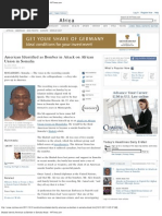 Shabab Identify American as Bomber in Somalia Attack - NYTimes