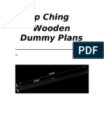 Ip Ching Wooden Dummy Plans