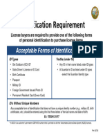 Identification Requirements
