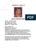 Missing Adult Karen Swift
