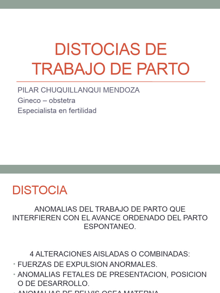 Distocias del Trabajo de Parto en Vacas | PDF | Ciencia y matemáticas