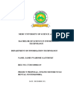 Online Motorcycle Rental System Proposal