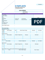 Form Data Diri - Pelamar Kerja