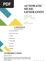 Automatic Music Generation