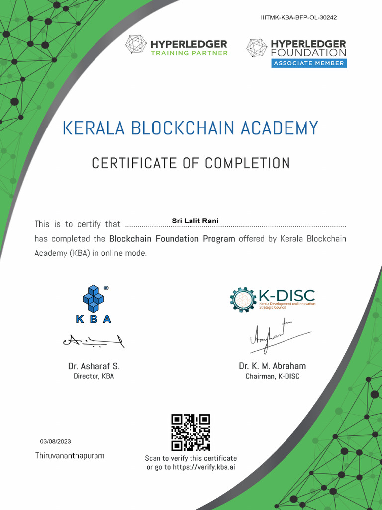 Blockchain Foundation Program | PDF
