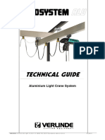 ALU Lightweight Single Girder Crane