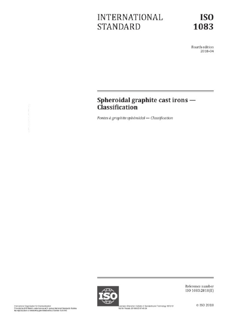 Iso 1083-2018 | PDF