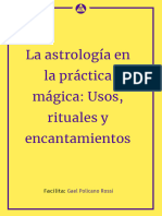 La Astrología en Práctica Mágica: Usos, Rituales y Encantamientos