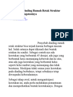 9 Penyebab Dinding Rumah Retak Struktur Dan Cara Mengatasinya