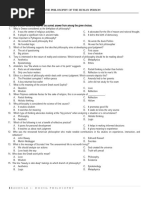 MGW Freshman Logic (CH-1) Practices | PDF | Logic | Epistemology