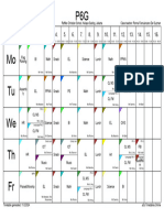 P6 Term 3 Class Schedule W6