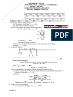 Physics Paper 1 Marking Scheme