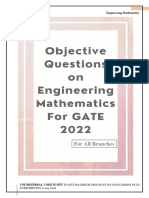 Objective Questions On Engineering Mathematics For GATE 2022