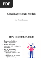 Cloud Deployment Models