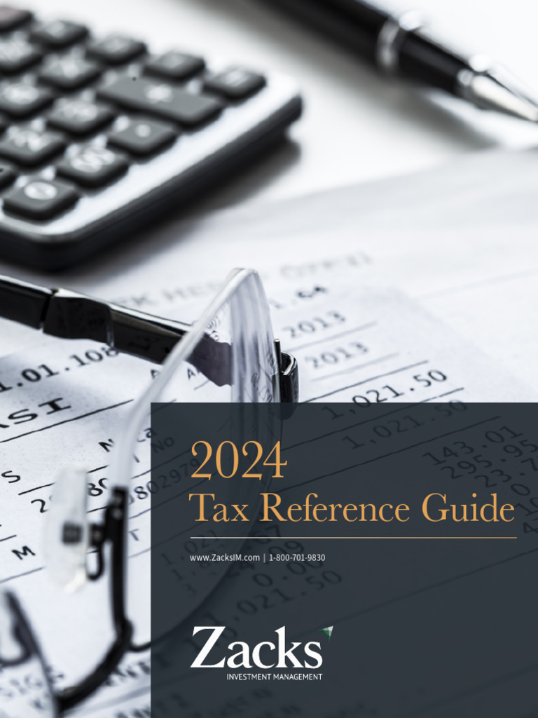ZIM 2024 Tax Reference Guide PDF Cost Of Living 401(K)