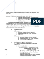 The Process of Tooth Movemen: T: in Response To The Stimulus of Pressure