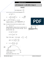 2025 - JEE Advanced - 1 - Paper - 2 - Solutions