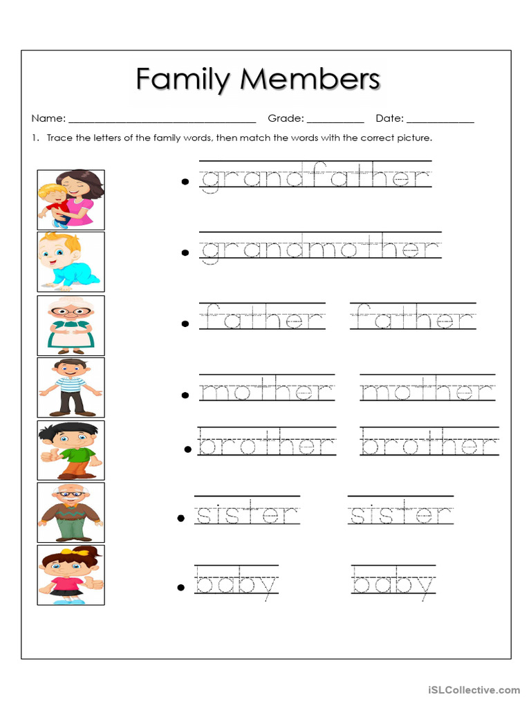 My Family Worksheet Kindergarten 25126.Jpg | PDF
