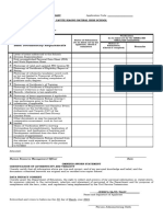 Checklist of Requirements NEW FORMAT OMNIBUS