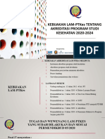 KEBIJAKAN LAM-PTKes TENTANG AKREDITASI PROGRAM STUDI KESEHATAN 2020-2024