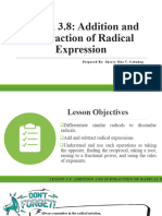 Lesson 3.8-Addition-and-Subtraction-of-Radical-Expression