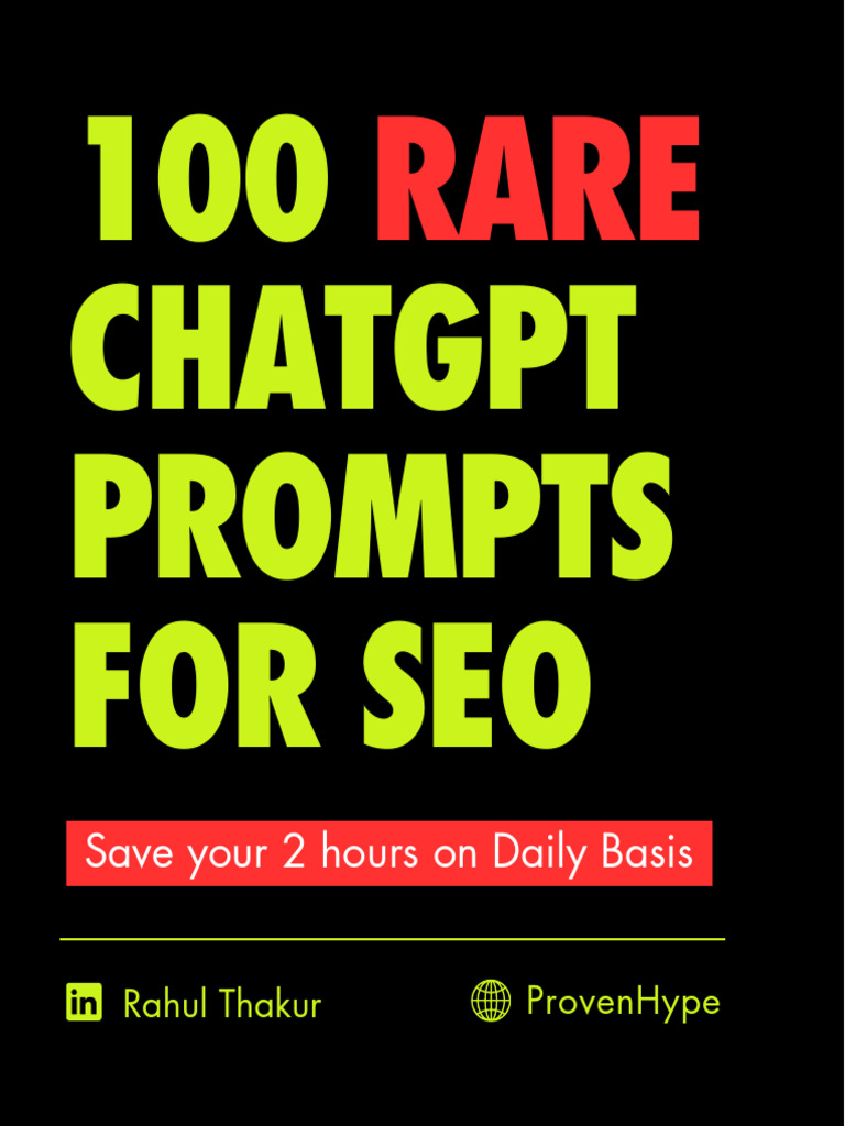 100 SEO Prompts for Content Creation | PDF | Business