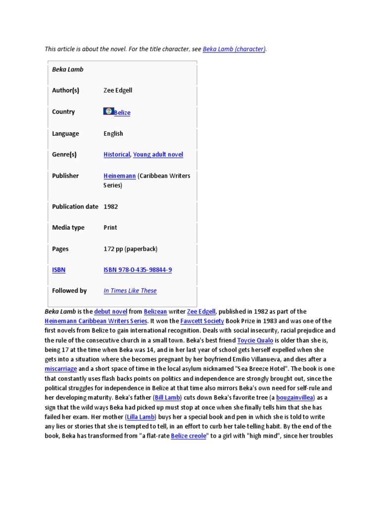 Beka Lamb Descargar gratis PDF Books Media