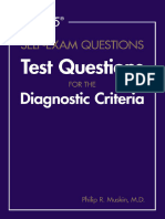 DSM 5 Self Exam Questions