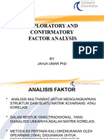 ECFA - Exploratory & Confirmatory Factor Analysis