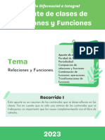 Apunte de Relaciones y Funciones (Semana 2 - Recorrido 1)