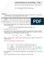 Statistiques - DS Entrainement - Corrigé