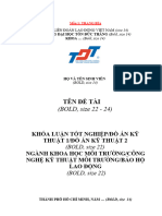 1.1 - Hướng Dẫn Trình Bày, Bìa, Mục Lục, Tóm Tắt - Tiếng Việt - 2023